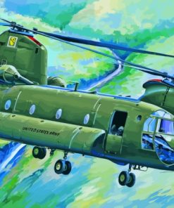 Military Chinook Diamond Painting