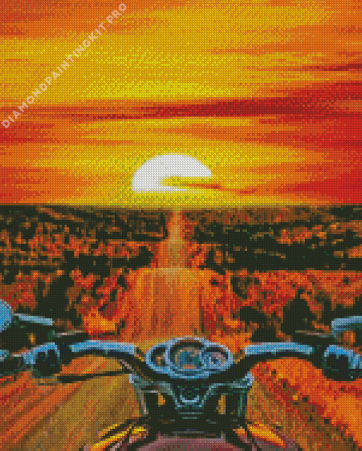 Motorcycle Ride Diamond Painting