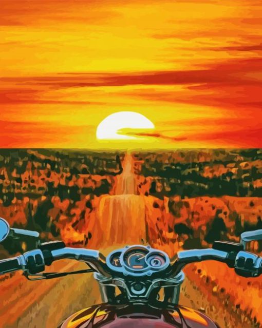 Motorcycle Ride Diamond Painting