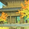 Nanzen Ji In Autumn Diamond Painting