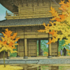 Nanzen Ji In Autumn Diamond Painting