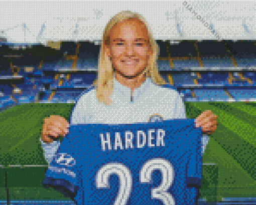 Pernille Harder Chelsea Diamond Painting