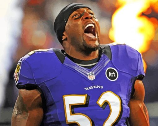 Ray Lewis Diamond Painting