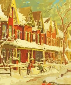 Snowstorm On King Street Diamond Painting