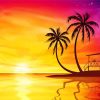 Sunrise on Beach Diamond Painting