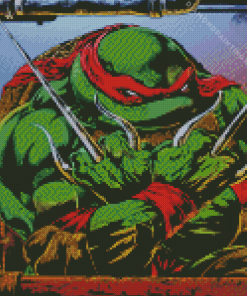 TMNT Raphael Character Diamond Painting