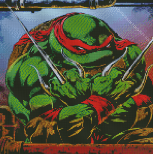 TMNT Raphael Character Diamond Painting