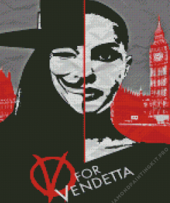 V for vendetta Movie Diamond Painting