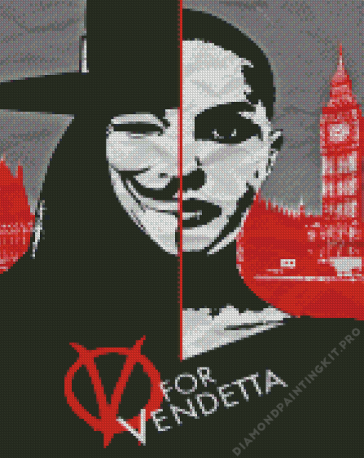 V for vendetta Movie Diamond Painting