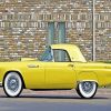 Yellow Ford Thunderbird Diamond Painting