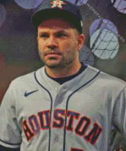 Baseball José Altuve Diamond Painting