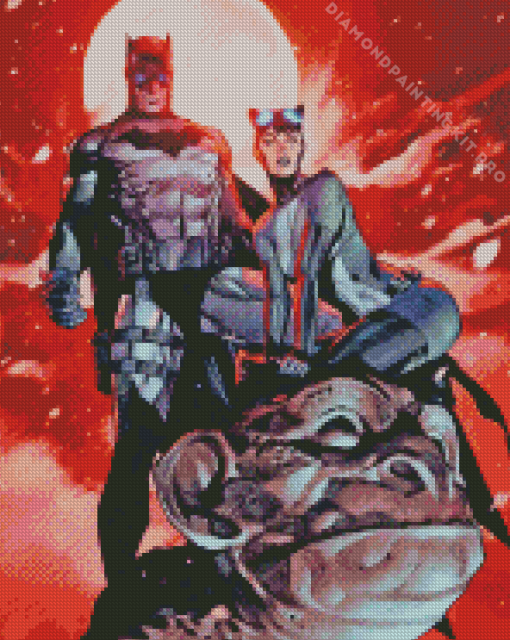 Batman and Catwoman Diamond Painting