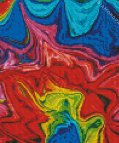 Colorful Funky Abstract Diamond Painting