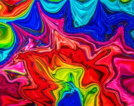 Colorful Funky Abstract Diamond Painting