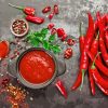 Hot Peppers Sauce Diamond Painting