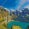 Lake Oeschinensee Kandersteg Diamond Painting