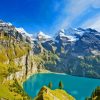 Lake Oeschinensee Kandersteg Diamond Painting