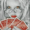 Poker Girl Diamond Painting