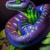 Purple Snake Diamond Painting