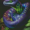 Purple Snake Diamond Painting