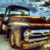 Abandoned Old Ford Truck Diamond Painting