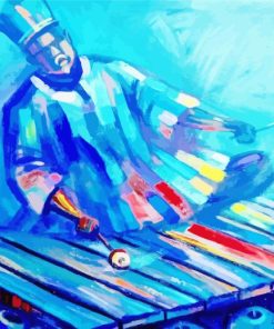 Abstract Xylophone Player Diamond Painting