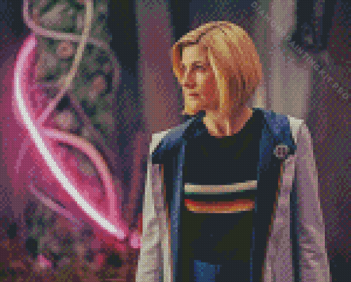 Aesthetic 13th Doctor Diamond Painting