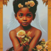 African Cute Baby Diamond Painting