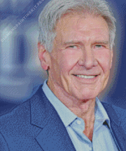 Actor Harrison Ford Diamond Painting