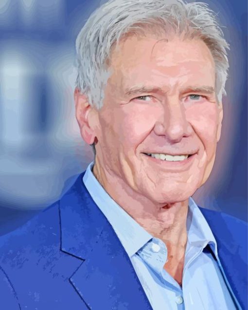 Actor Harrison Ford Diamond Painting