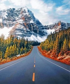 Mountain roads Diamond Painting