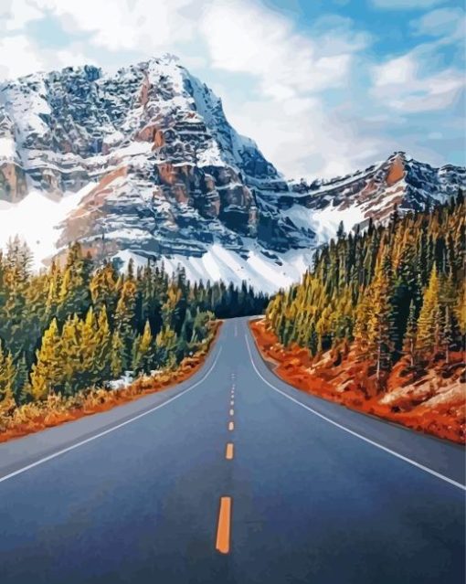 Mountain roads Diamond Painting