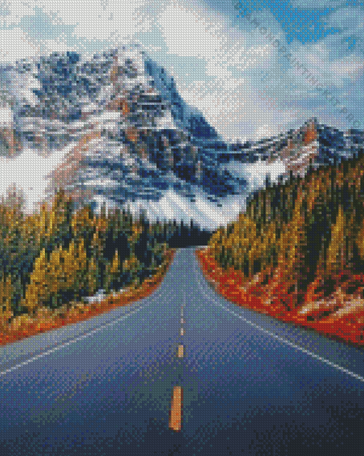 Mountain roads Diamond Painting