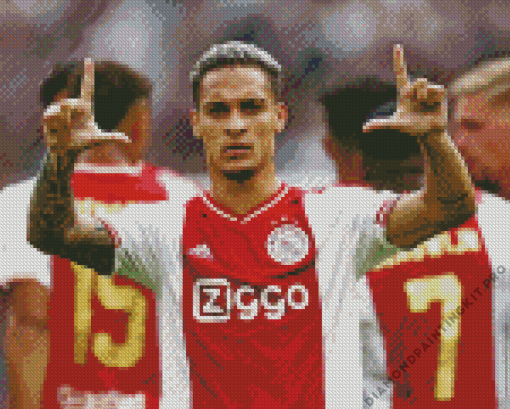 Ajax Amsterdam Antony Diamond Painting