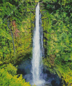 Akaka Hawaii Waterfall Diamond Painting