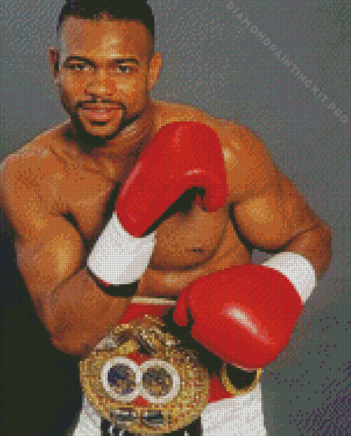 Boxer Roy Jones Jr Diamond Painting