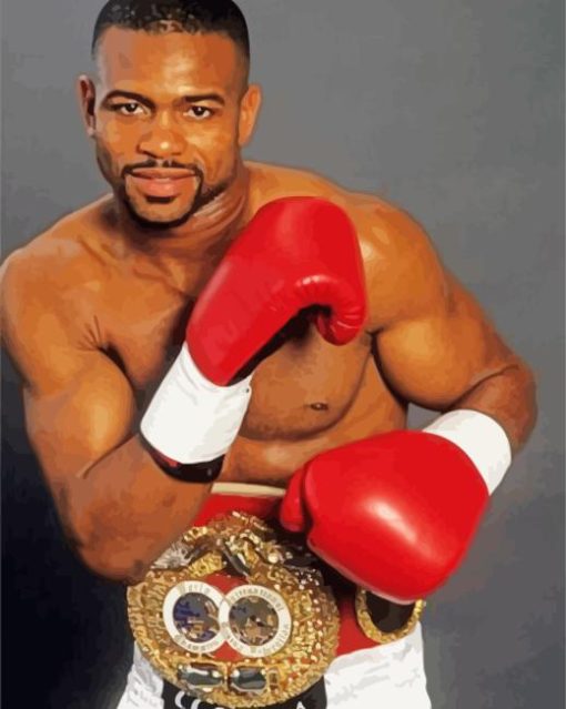 Boxer Roy Jones Jr Diamond Painting