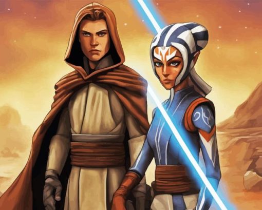 The Anakin Ahsoka Diamond Painting