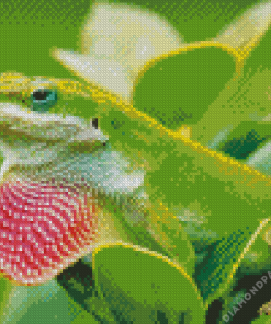 Anole Lizard Reptile Diamond Painting