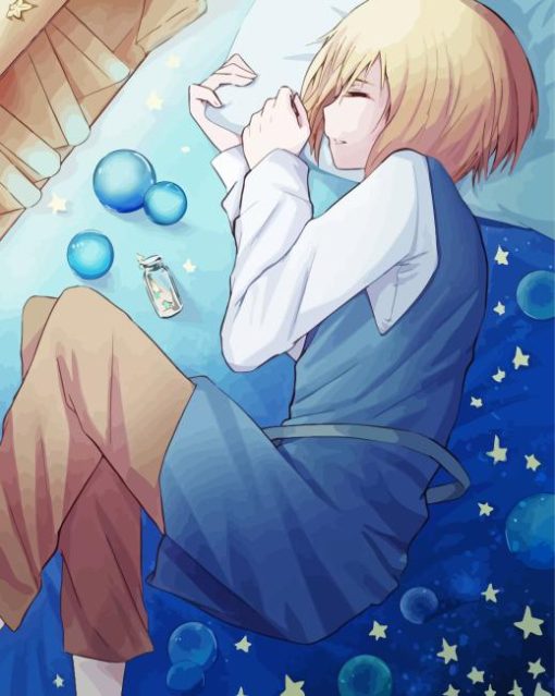 Armin Arlert Sleeping Diamond Painting