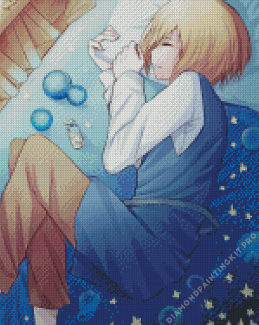 Armin Arlert Sleeping Diamond Painting