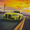 BMW M4 on The Road Diamond Painting