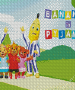 Bananas in Pajamas Animation Diamond Painting