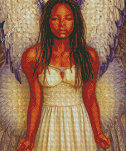 Winged Angel Girl Diamond Painting