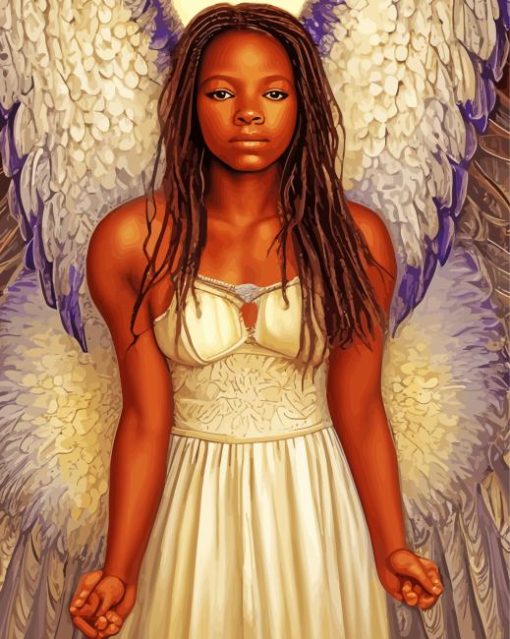 Winged Angel Girl Diamond Painting