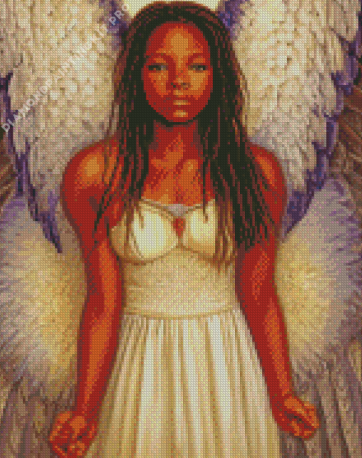 Winged Angel Girl Diamond Painting