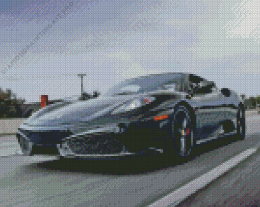 Black Ferrari Scuderia Diamond Painting