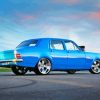 Blue HT Holden Car Diamond Painting