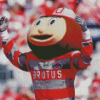 Red Brutus Buckeye Diamond Painting