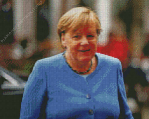 Chancellor Angela Merkel Diamond Painting